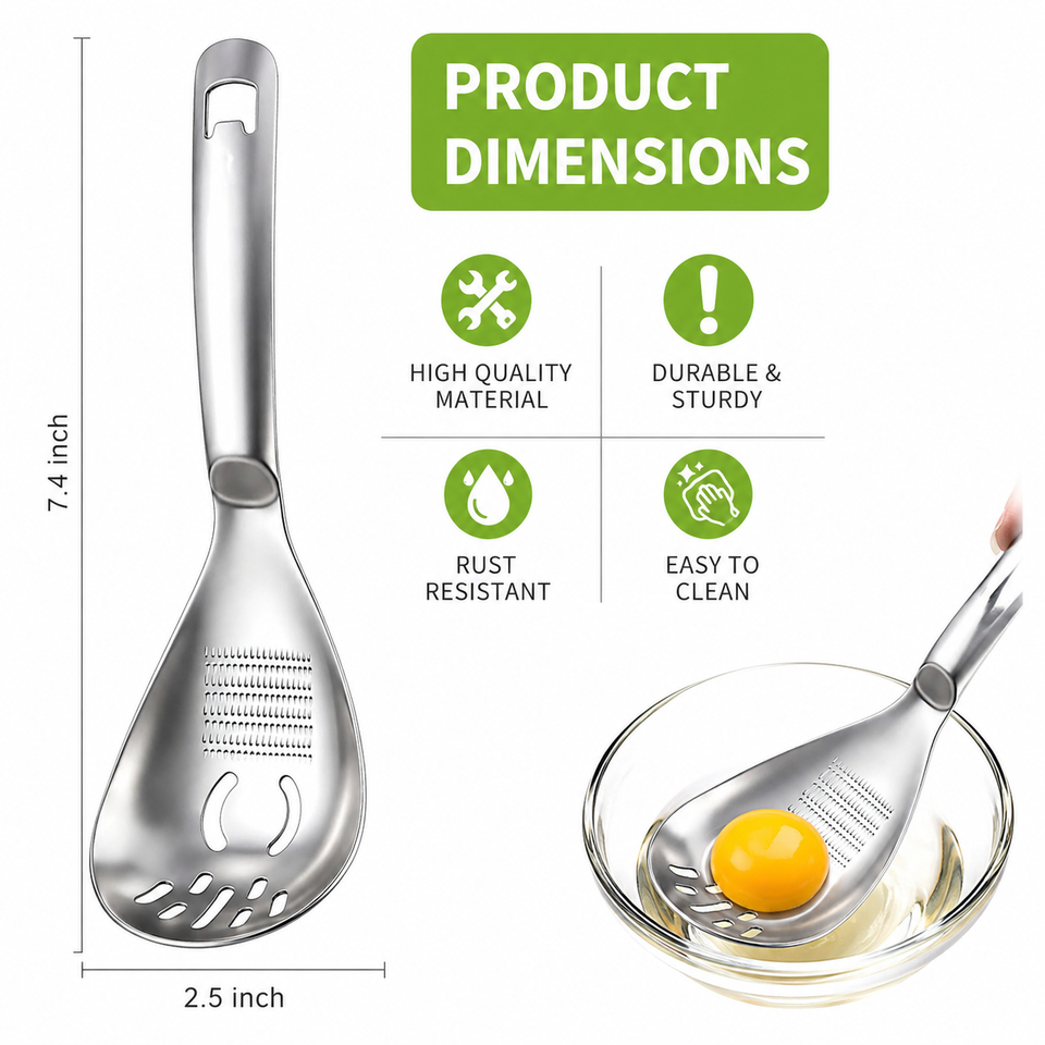 5-in-1 Stainless Steel Kitchen Spoon