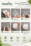 Wall Mounted Soap Holder with Drain Tray