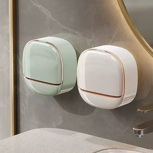 Wall Mounted Soap Holder with Drain Tray