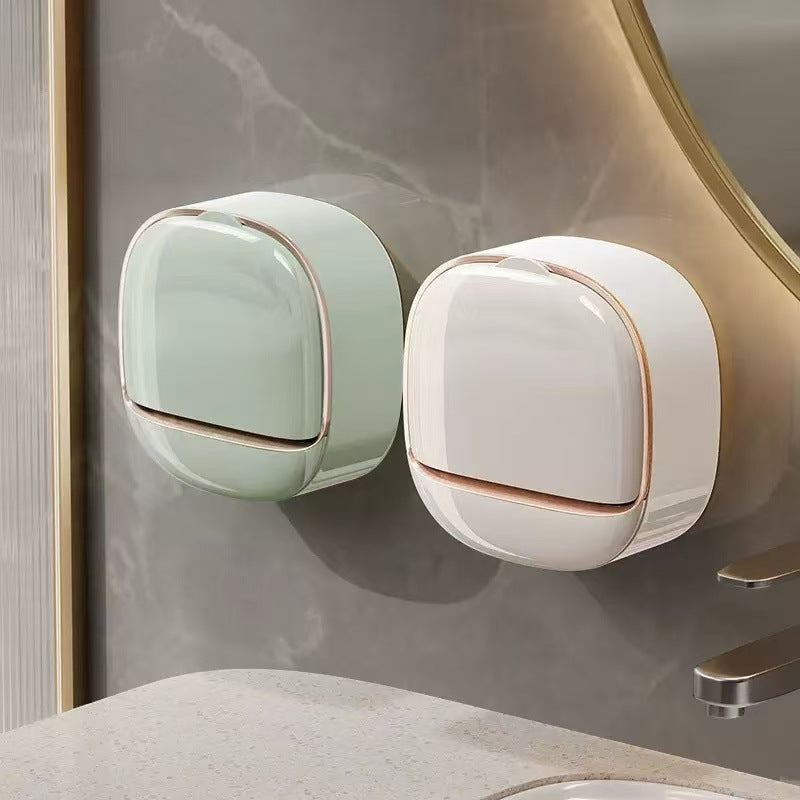Wall Mounted Soap Holder with Drain Tray